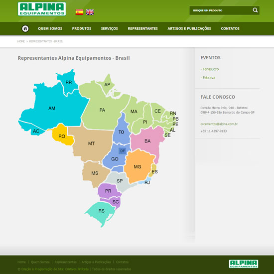 Criacao de site administravel